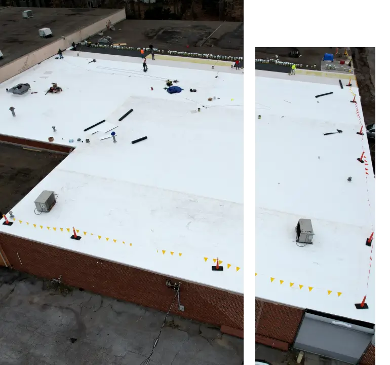 TPO Commercial roofing from FOREVER Exteriors